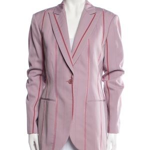 Richard Tyler pink stripe Blazer
